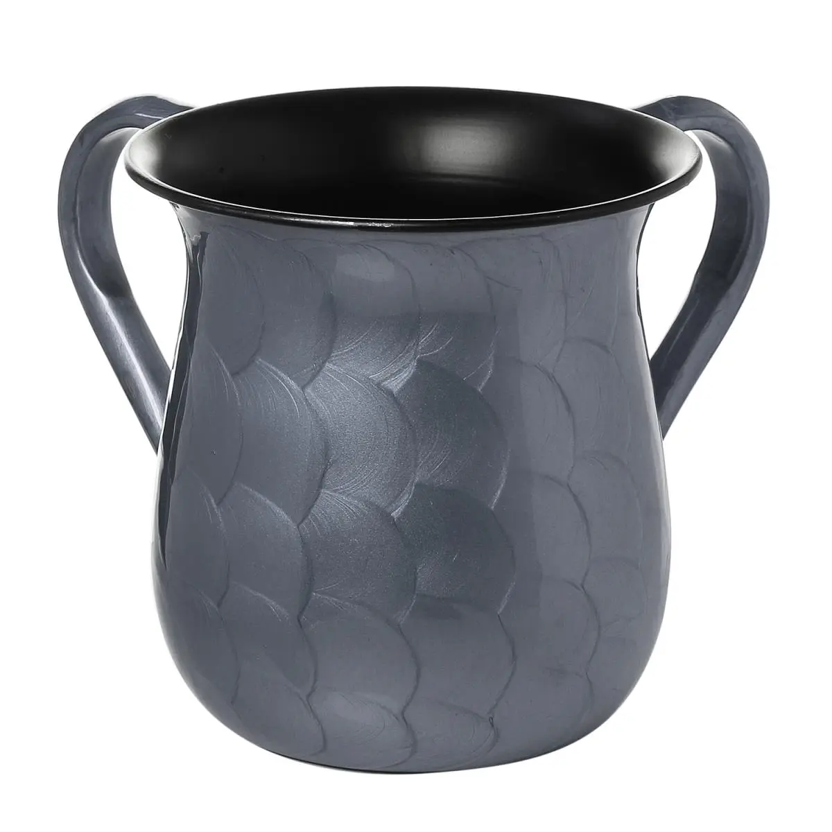 212 MAIN Washable Washing Cup, Stainless Steel Enamel Finish, Silver, 5.5 in.