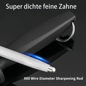Home Superfine Wire Sharpening Rod, Comfortable Handle, Essential Kitchen Tool, Perfect for Home Use, Must-Have Sharpener, Knives