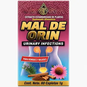 Urinary Support Herbal Supplement – Natural Urinary Tract Cleanse & Wellness – 60 Caplets