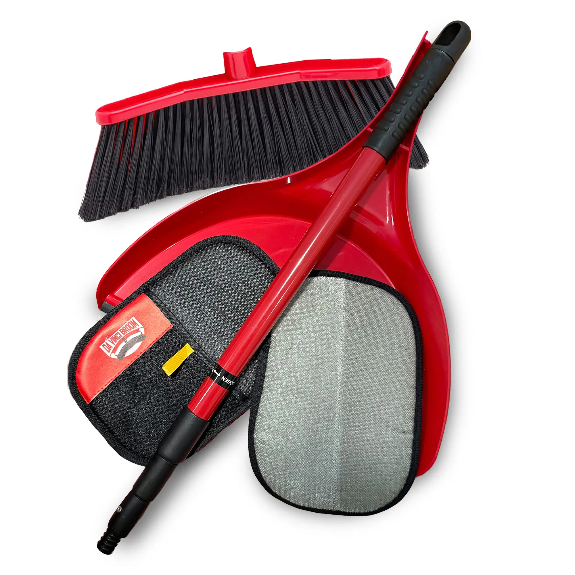 Da Vinci Clean Sweep Package Curved Broom & Dustpan Cleaning Set