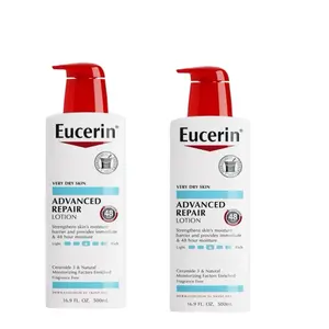 Eucerin Advanced Repair Body Lotion - Fragrance Free - 16.9 fl oz Bottle 2 Pack