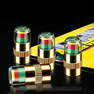 12pcs/8pcs/4pcs car tire pressure monitoring valves, car pressure monitoring valve stems, tire pressure monitoring valve stem caps for small and medium-sized cars, motorcycles, and bicycles, Vehicle