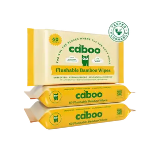 Bamboo Flushable Wipes