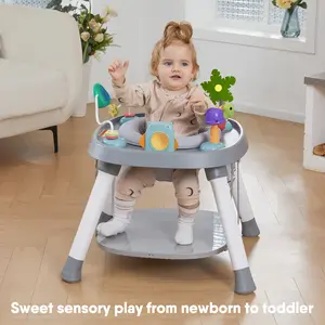 BabyBond 3-in-1 Baby Jumper Activity Center with 360° Rotating Seat, Adjustable Straps, and Educational Toys, Ideal Christmas Gift