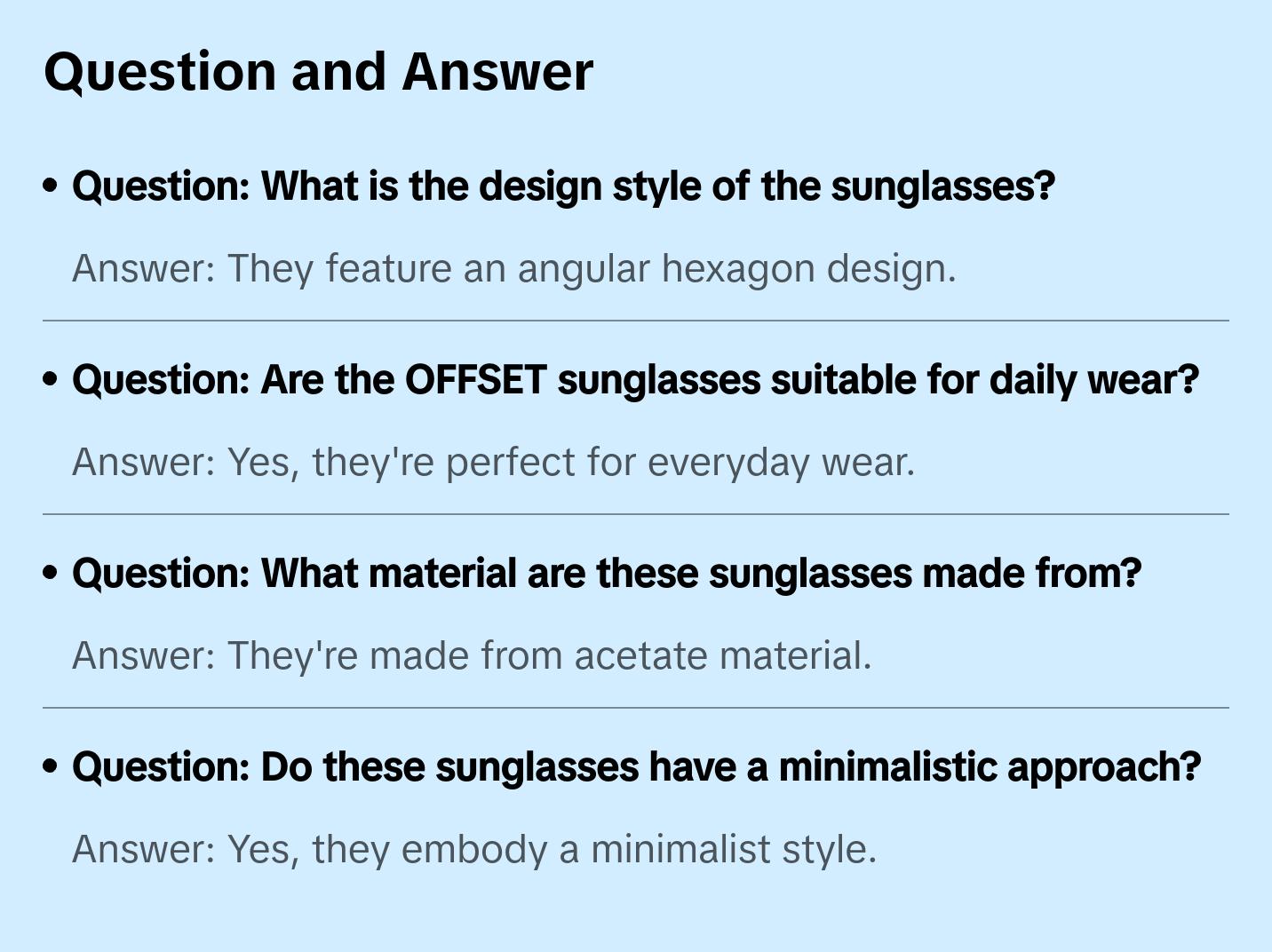 OFFSET Sunglasses - Structured Cool Angular Hexagon Silhouette Acetate Frame Unisex Fashion Accessory for Everyday Wear