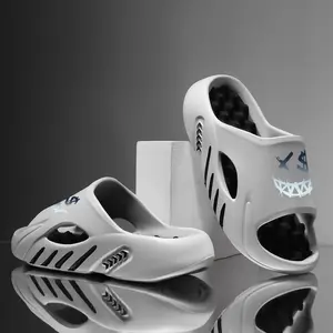 Men’s Urban “Dollar Smiley” Hype Slides – Iconic Graffiti Streetwear Sandals – 1.6″ Thick Sole Cloud Slippers with Massage Footbed – The Ultimate Post-Gym & Streetwear Flex