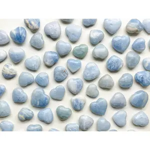 Blue Calcite Mini Heart