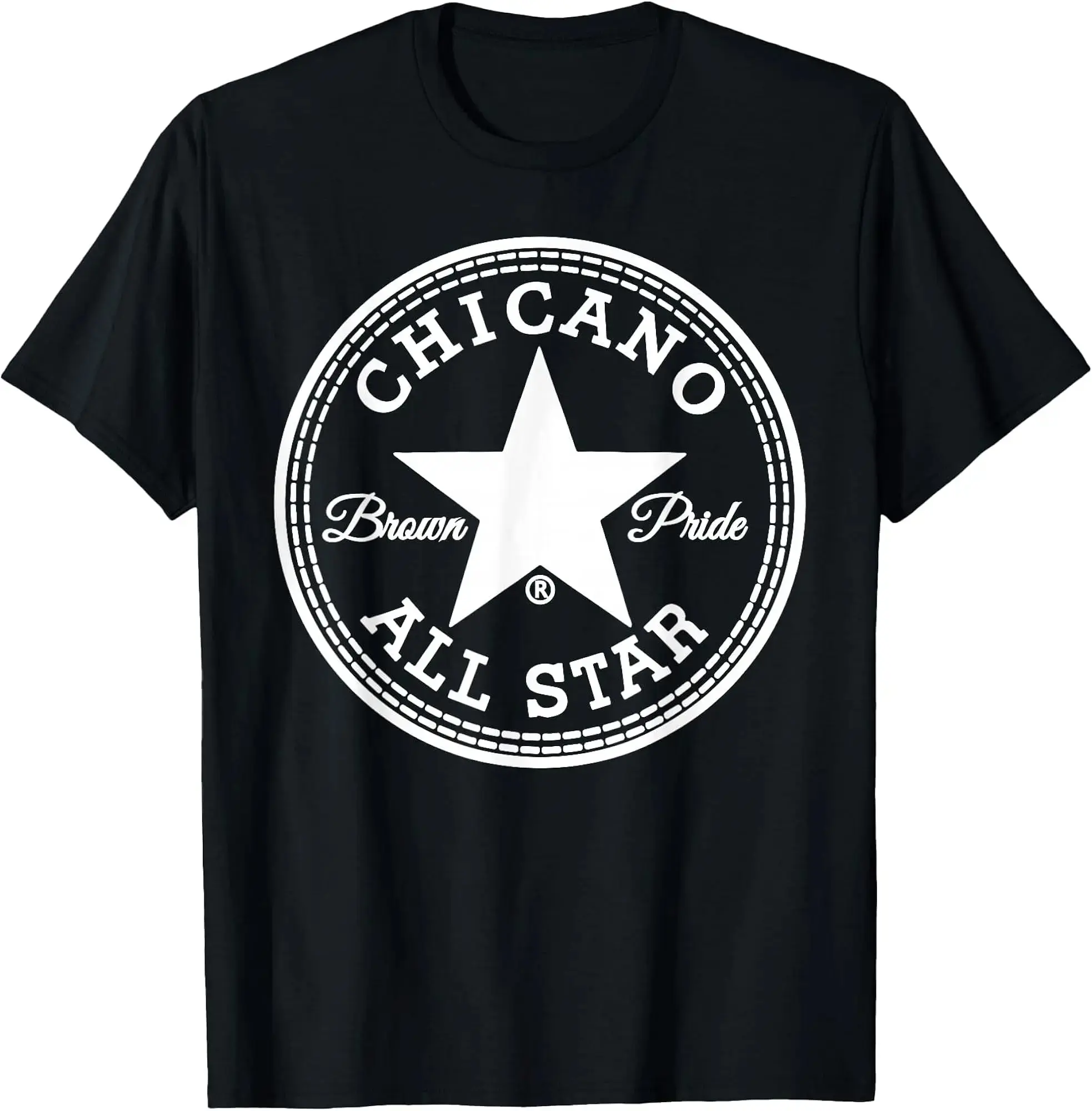 Chicano Brown, Chicano Clothing, Mexican Clothes, Chicano Style Art Graphic T-Shirt for Men & Women, Gangster Clothes Lowrider Art, Cholo Outfit MXC005