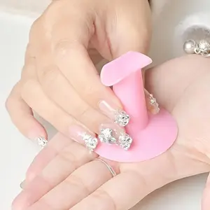 1pc Smudge-Free Comfort Fit Finger Holder - Precision Support for Manicures & Pedicures - Unscented Essential Tool for Nail Enthusiasts