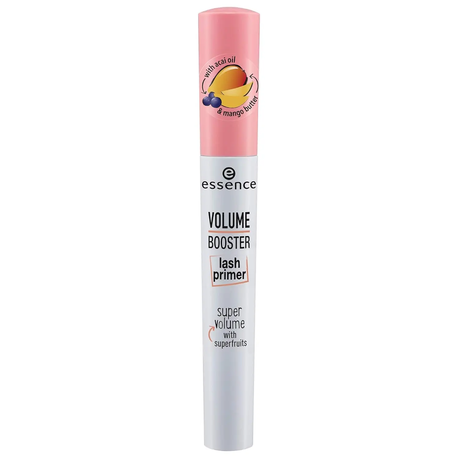 Volume Booster Lash Primer Mascara, Infused with Mango Butter and Acai Oil for Nurtured Lashes, Conditioning Mascara Primer, White ,Vegan, Paraben & Cruelty Free (Pack of 1), Gift for Women, Cosmetic Product for Women , Girls, Trending Product Makeup