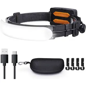 Headlamp Rechargeable PRO+,7500mAh 1500 Lumen Super Bright 230°Beam LED Head Lamp,Head Lights for Forehead,3 Modes,IPX6 Headlamps for Adults Camping/Mechan2026