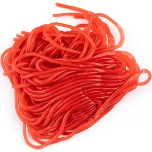 Strawberry Licorice Laces 12 oz - Soft and Chewy Laces with Strawberry Flavor - Country of Origin: Netherlands - Sweet, Snack