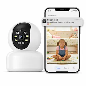 【Pet Monitoring】Hawkray Smart Pet Monitor for Multi-Pet Homes | 360° Coverage | 3MP 2K HD | AI Pet Recognition | 2-Way Audio & Home Security​