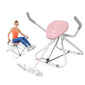 Merach Seated Ab Crunch Trainer, 242lbs Foldable Core Exercise Equipment for Home Gyms, Comfortable Multi-Functional Waist Twist Exercise Trainer, TikTokShopBlackFriday SpringStatements