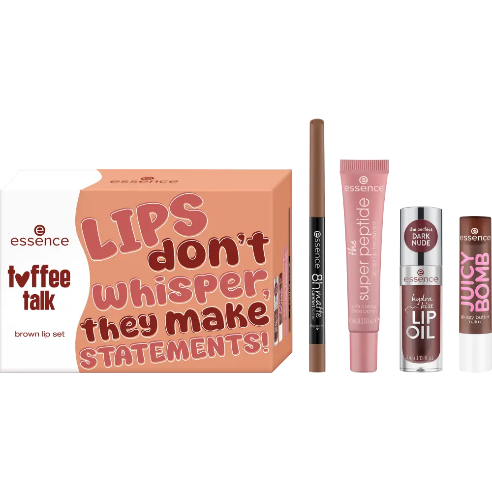 toffee talk brown lip set toffee talk brown lip set