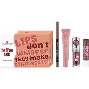toffee talk brown lip set