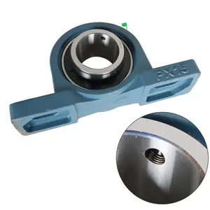 UCPX15-47 2-15/16" Medium Duty Solid Base Pillow Block Bearing Unit blue