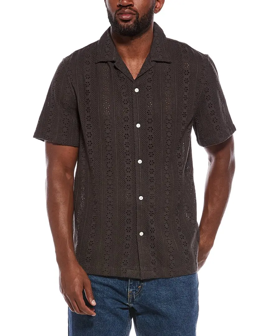 Madewell Camp Collar Short Sleeve Shirt