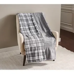 Berkshire 2-pk 60" x 70" Velvetsoft Rev Grace Fur Throws