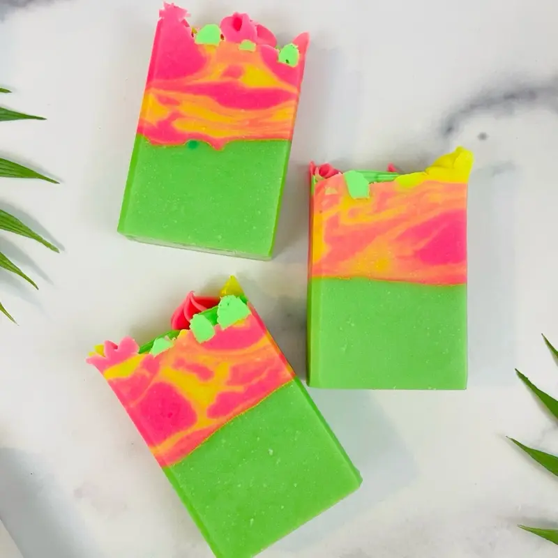 Cactus Flower Goat Milk Soap, Tallow Soap, Face & Body Soap, Friend Gift Cocoa Cocoa Butter Sensitive Gentle Scented