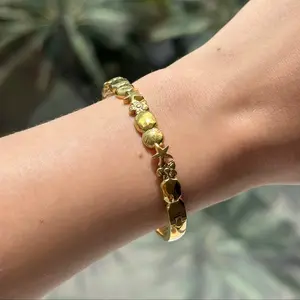 EVRY JEWELS Gold or Silver Plated Women's Coastal Dream Bangle Bracelet