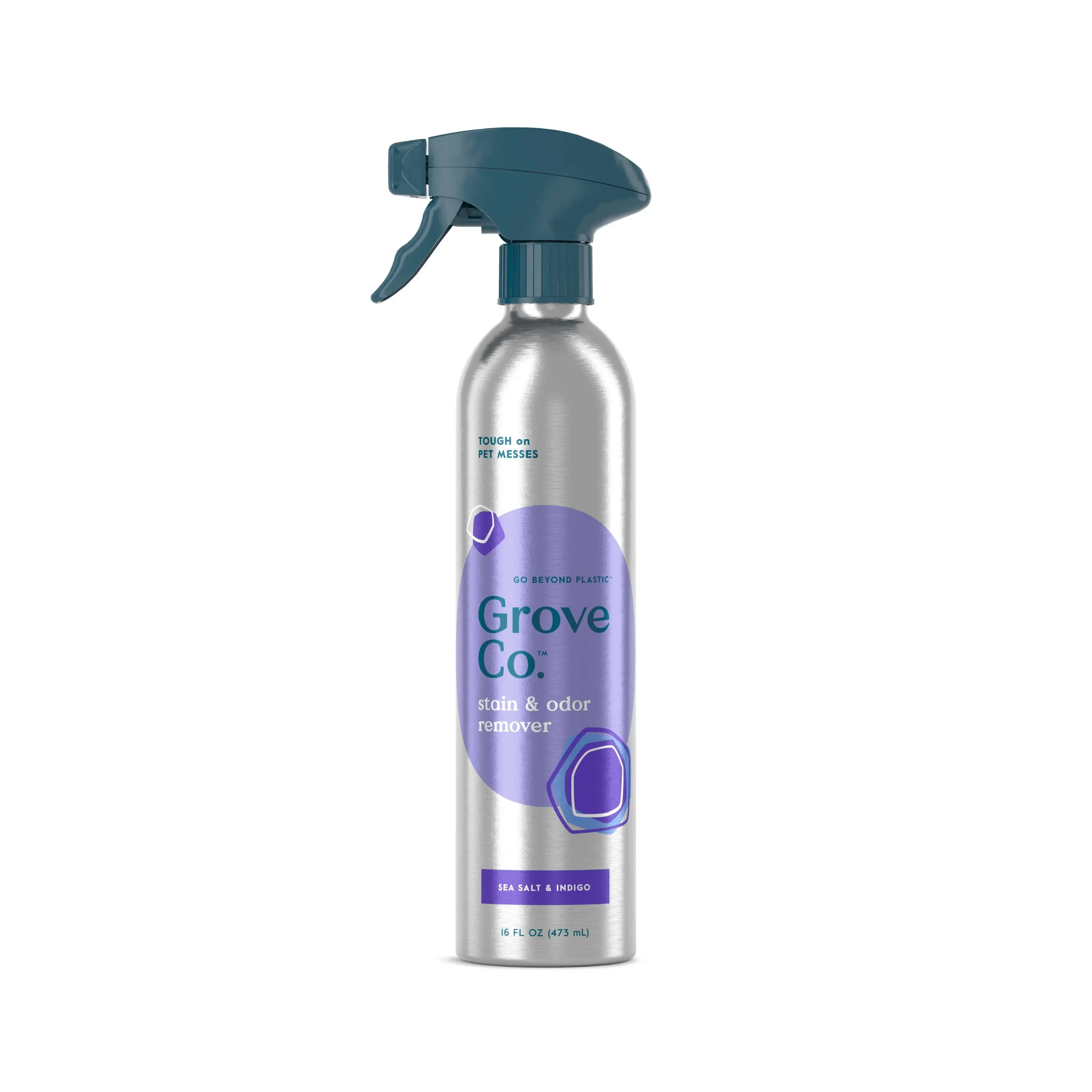 Grove Co. Carpet & Upholstery Stain Treater Spray - Sea Salt & Indigo Scented Clean Home Cleaning Product, for Puppy Pad Cleanup & Area Rug Cleaning, No Scrubbing or Rinsing Needed, Home Cleaning Products, Cleaning Agent