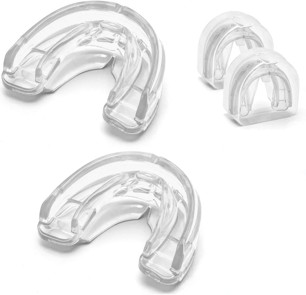 Double Braces Mouth Guard, Sports Athletic Mouth Guards Youth Mouthguard for Upper and Lower Teeth Protection Required for Youth, Teenager and Adults
