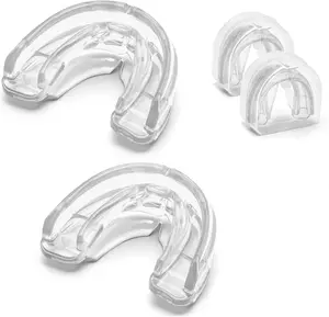 Double Braces Mouth Guard, Sports Athletic Mouth Guards Youth Mouthguard for Upper and Lower Teeth Protection Required for Youth, Teenager and Adults
