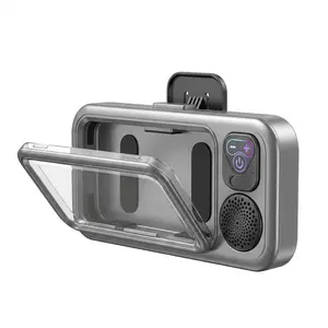 2026 New Upgrade Waterproof 360° Rotating Touch Screen Bluetooth Speaker with Mobile/Smartphone/Cellphone Stand, TV Holder, Audio Function for Watching Movies, Listening to Music – Home Supplies Party Gift for Bathroom, Kitchen