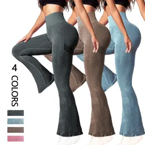 Seamless High Waist Yoga Pants For Women - Butt Lifting Gym Leggings With Tummy Control And Scrunch Detail - Perfect For Workout And Activewear