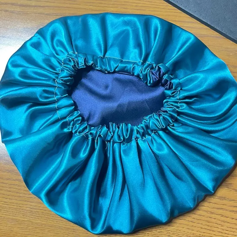 Creations By Shirelle Solid Reversible Satin Bonnet for Hair Protection Against Damage and Frizz Gentle on Hair Moisturizing and Heat Resistant