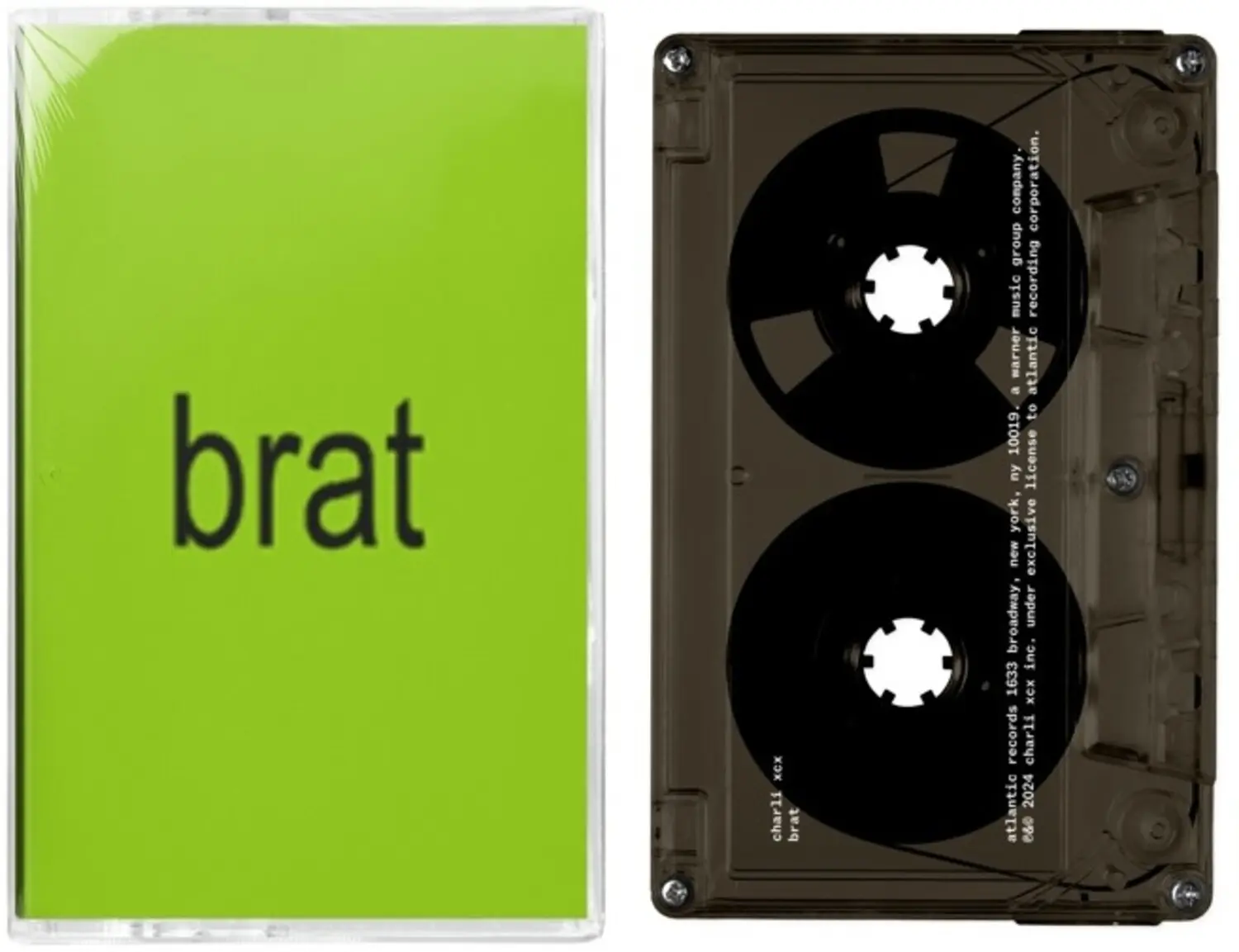 Charli XCX - BRAT  [CASSETTES] Black, Clear Vinyl