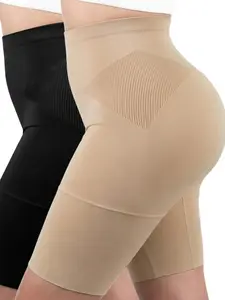 Anti-Chafing Leg Gripper, Non-Slip Technology, Waist Control, Invisible Design, Ideal for Office, Service Industry, Weddings, Parties, Compression Shapewear Shorts
