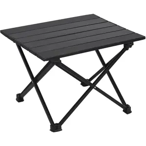 Portable Camping Table Ultralight Aluminum Camp Table Folding Beach Table for Camping Hiking Backpacking Outdoor Picnic
