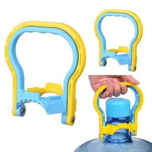 2 Pack 5 Gallon Water Bottle Grip Purified Drinking Water Jug Caps Carrier Lift Labor Energy Saving Ergonomic Grip Handle Carrier Non-Slip Holder Lifter Heavy Duty Clip Water Jug Handle Drinking Water Bottles Handles