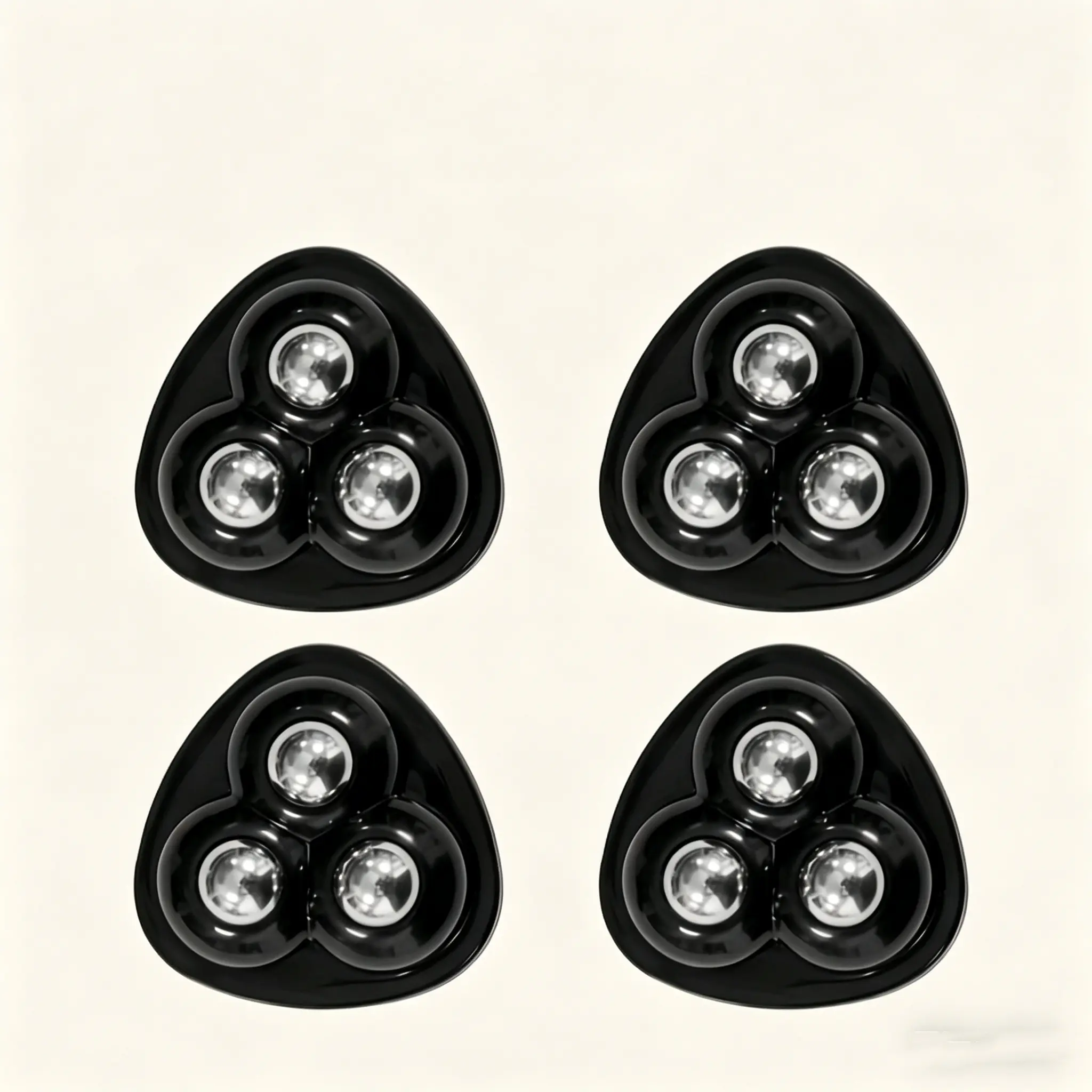 Heavy-Duty Self-Adhesive Swivel Casters (4/8/12/16-Piece), 360° Smooth Rotation Swivel Wheels for Easy Mobility, Polished Steel for Plastic Storage Bins, Bins & Cans, Furniture
