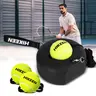 Hikeen Unisex Metal-Base Stable Tennis Solo Training System - 3 Balls, 1-Step Installation, Automatic Rebound, Portable, Indoor/Outdoor, 30% Elastic Hits, Carry Bag, Practice Rope, Grip, Strap & Carry, Hands Stay Clean