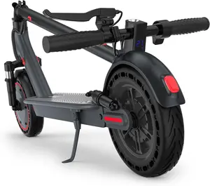 Foldable Electric Scooter, 8.5" Solid Tires, 36V Battery, Front-Wheel Drive, Dual Brakes DT-001