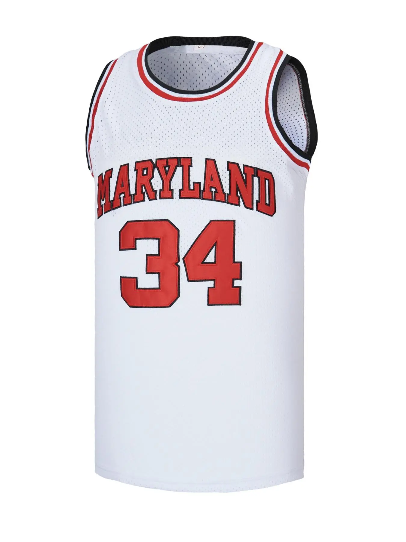 Men's #34 Embroidered Movie Basketball Jersey, Stylish Hip Hop Motion Sports Apparel