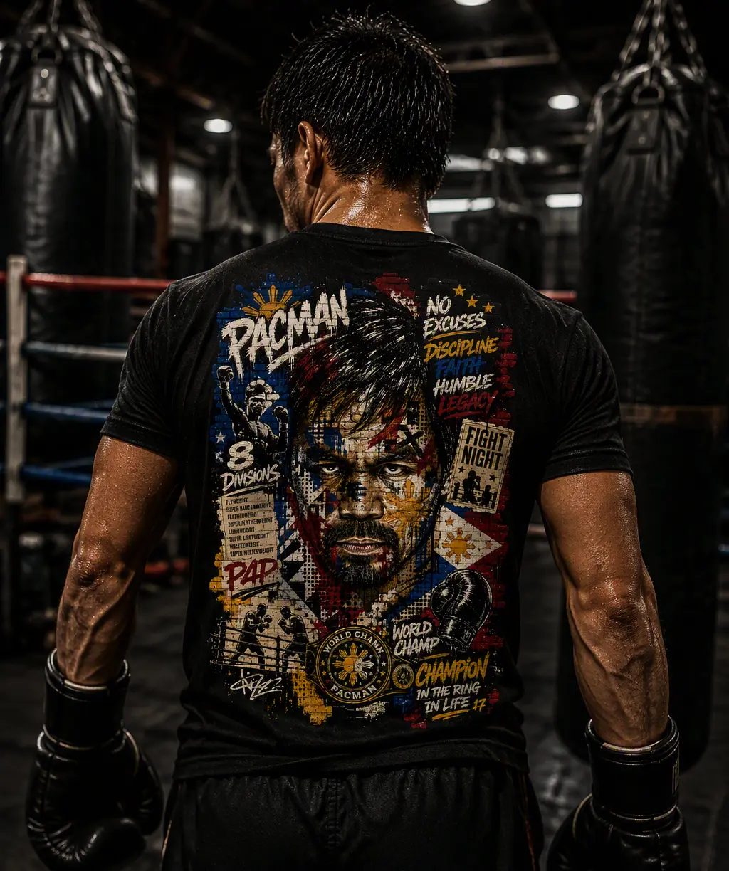 PacMan - Manny T-Shirt Round Neck Apparel