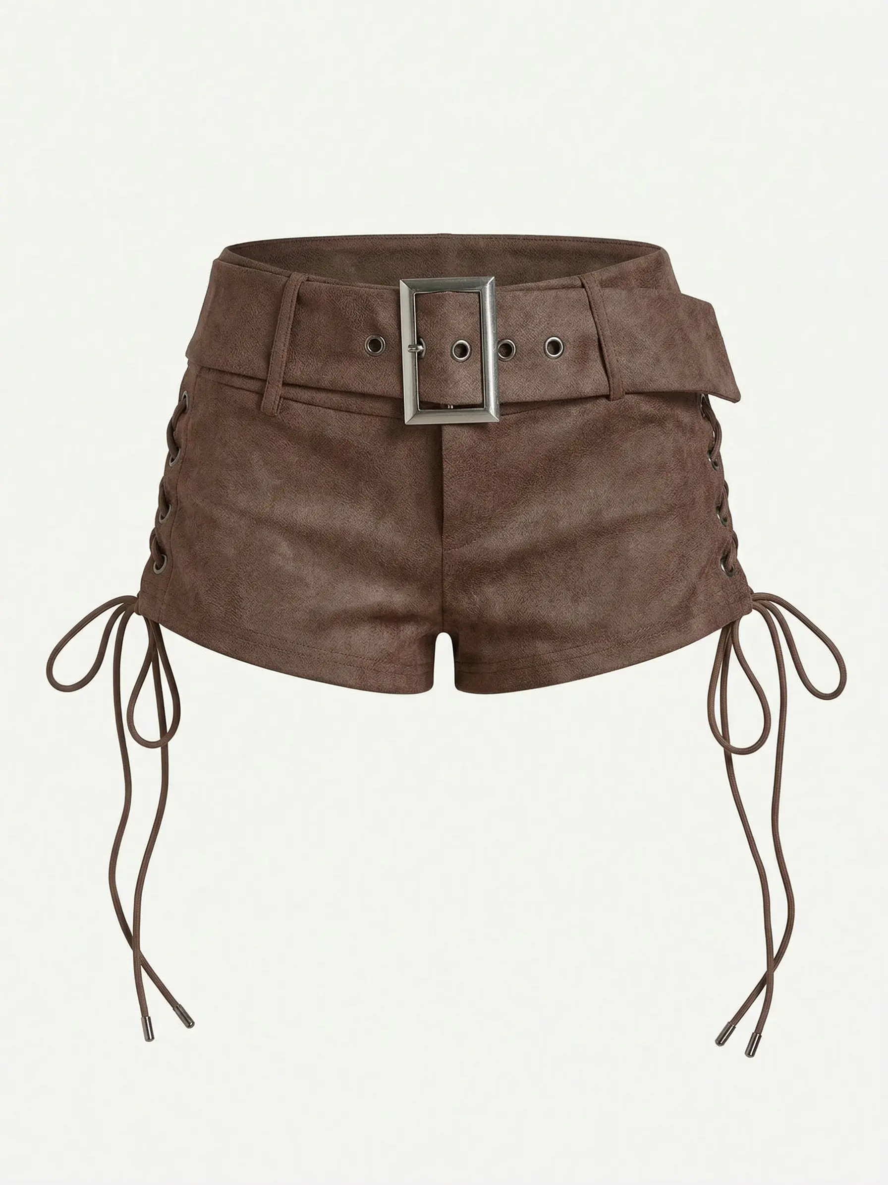 Women's Shorts Drawstring Grommet Eyelet Going Out Western Outfits Country Concerts Outfits,back to school shopping