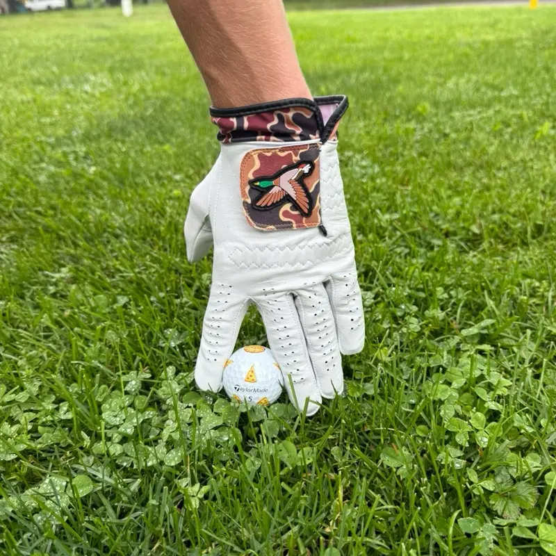 Mallard Hunting Camo Golf Glove - Unique Design Inspired by Mallards for Golf Enthusiasts