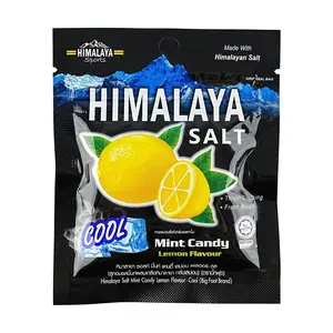 BIG FOOT Himalayan Rock Salt Lemon Mint Candy 15g - Soothing Throat Drops, Refreshing & Delicious, Ouyang Nana's Favorite