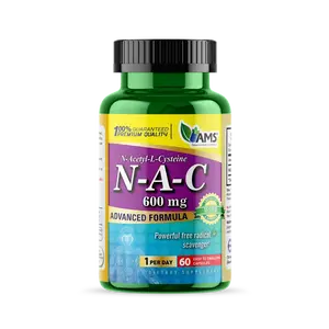 NAC 600mg (60 Capsules) | N-Acetyl-Cysteine