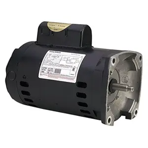 Regal Beloit  0.75 HP 56Y Square Flange Full-Rated Pool & Spa Pump Motor, Threaded Shaft