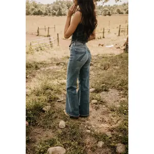 7 For All Mankind Ultra High Rise Jo Blue Satin