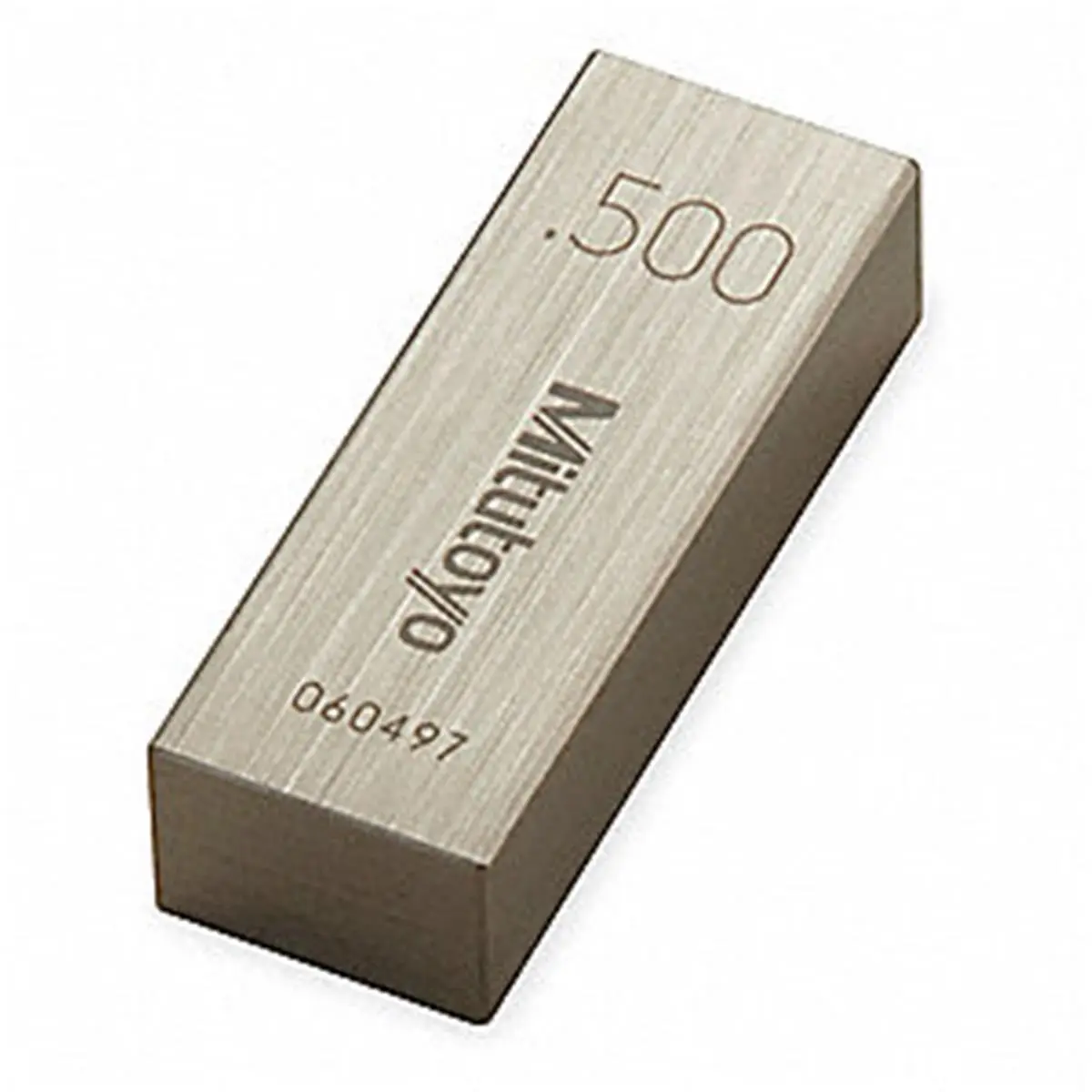 Mitutoyo Rectangle Steel Gage Block - 0.50 in. Shape, ASME Grade 0, High-Quality Dependable Tool for Precision Office & Educational Measurement Tasks