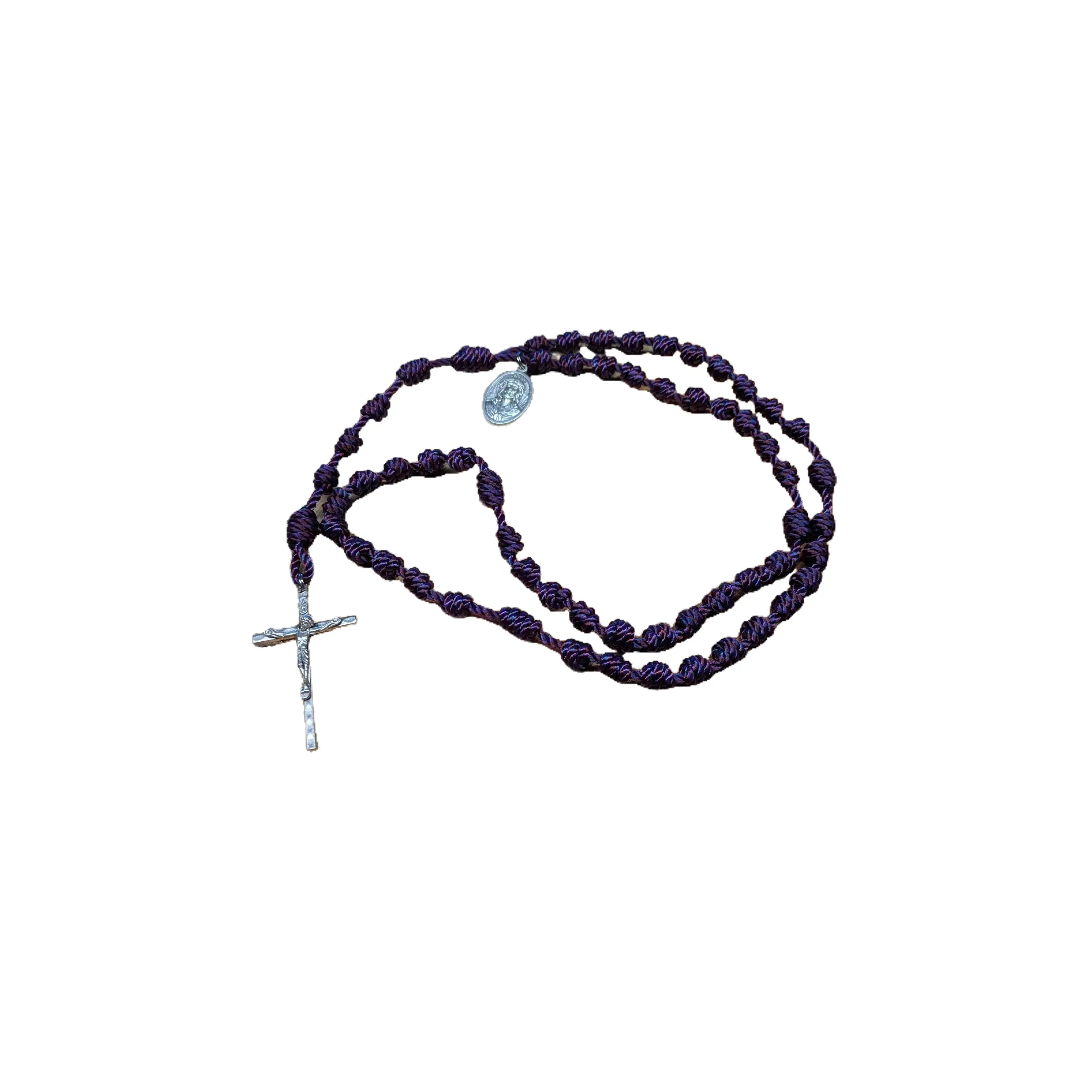 Passion of Christ Rosary Necklace, Sacred Beaded Jewelry with Intricate Crucifix for Meditation and Devotion, Reflection, Spiritual Jewelry, Faith Pendant Necklace, Home, Elegant, Ideal Length, Religious, Blessed Cross Graphic Necklaces