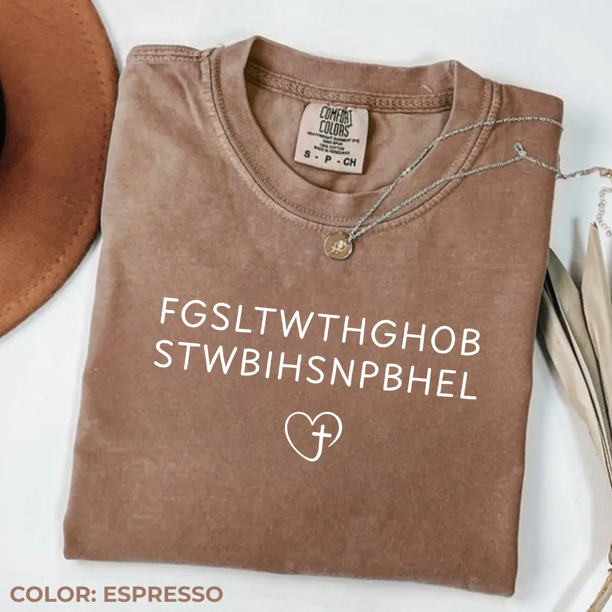 Comfort Colors John 3:16 Shirt, God So Loved the World Bible Verse Tee, Christian Faith Graphic T-Shirt, Religious Gift