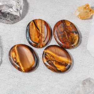 Anxiety Relief Natural Crystal Worry Stone Stress Relief Mind Clarity Amethyst Agate Heart 15-25g 1.6''-2''